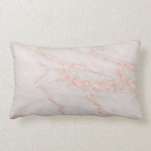 Coussin Rectangle Parties scintillant de luxe Rose rose pâle  en mar