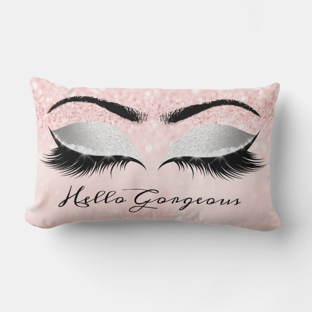 Coussin Rectangle Parties scintillant Yeux Lashes de maquillage Arge (Recto)