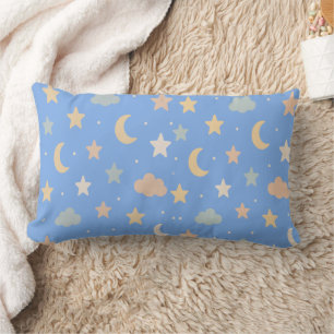 Coussin Rectangle Pastel Night Sky Dreams