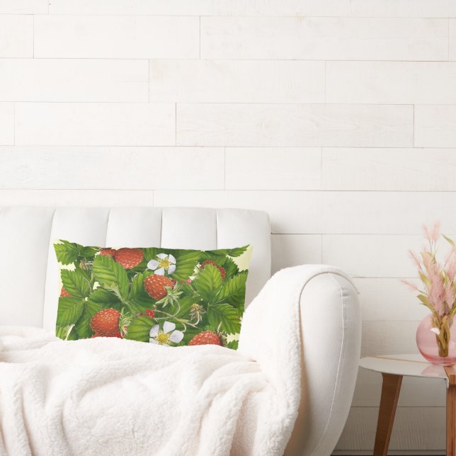 Coussin Rectangle Patch fraise (Canapé)