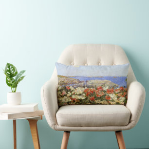 Coussin Rectangle Pavots sauvages dans les îles Shoals