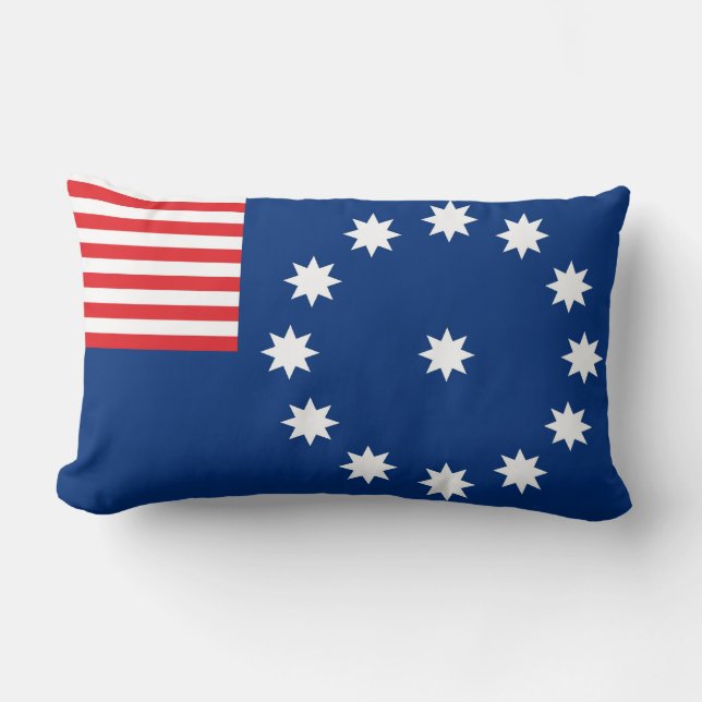 Coussin Rectangle Pays du pavillon de ville d'Easton Amérique (Recto)