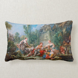 Coussin Rectangle paysage de rococos de l'idylle du berger de