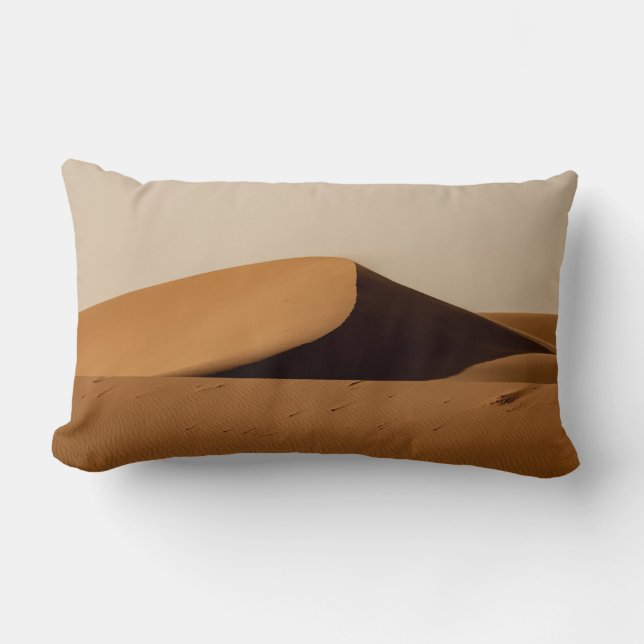 Coussin Rectangle Paysage désertique de dunes de sable (Recto)
