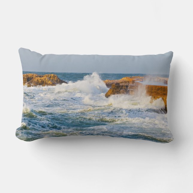 Coussin Rectangle Paysage marin (Recto)