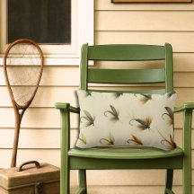 Pêcheurs Voler Pêche truite mouches Aquarelle lanc