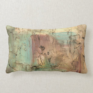 Coussin Rectangle Peinture de ton de la terre avec la surface