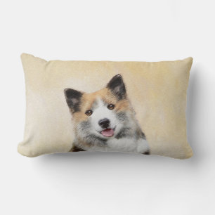 Coussin Rectangle Peinture islandaise pour chien de mer - Art origin