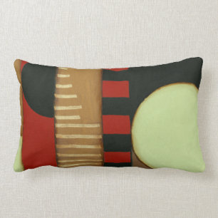 Coussin Rectangle Peinture lambrissée par style contemporain de