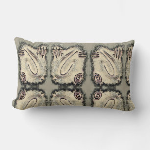 Coussin Rectangle Peinture sur doigt - Japon