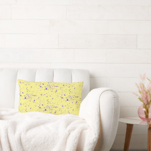 Coussin Rectangle Peinture violette