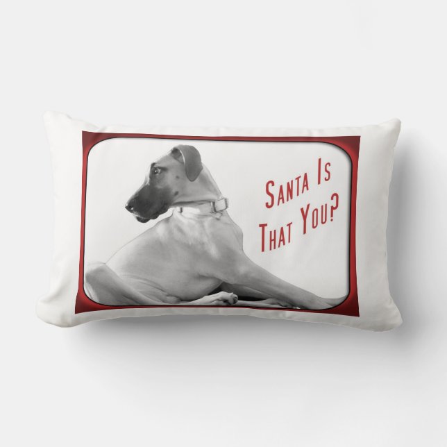 Coussin Rectangle Père Noël est toi (Recto)