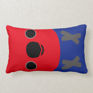 Coussin Rectangle Perroquet d'Eclectus (femelle)