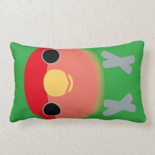 Coussin Rectangle perruche Pêche-faite face