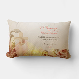 Coussin Rectangle Personnalisé Nom et année Nun, 60e Anniversaire Re