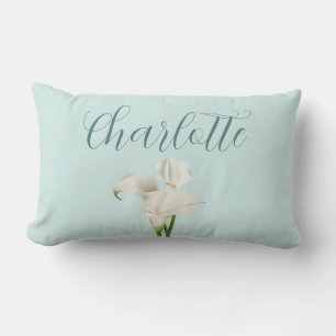 Coussin Rectangle Personnalisée Calla Lily