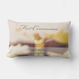 Coussin Rectangle Personnaliser, Première communion Félicitations