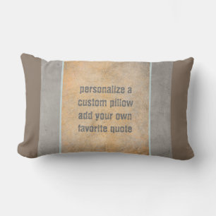 Coussin Rectangle personnalisez une coutume ajoutent votre propre