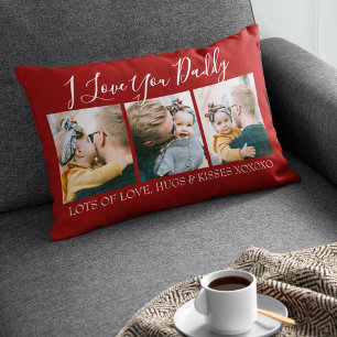 Coussin Rectangle Personnalité moderne Je t'aime Papa   3 Photo