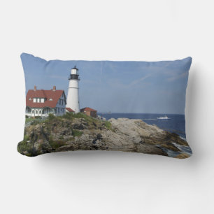 Coussin Rectangle Phare de Portland Head, Cape Elizabeth, Maine,