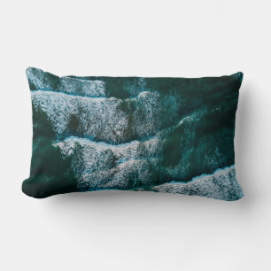 Coussin Rectangle Photo du haut de la vue du plan d'eau