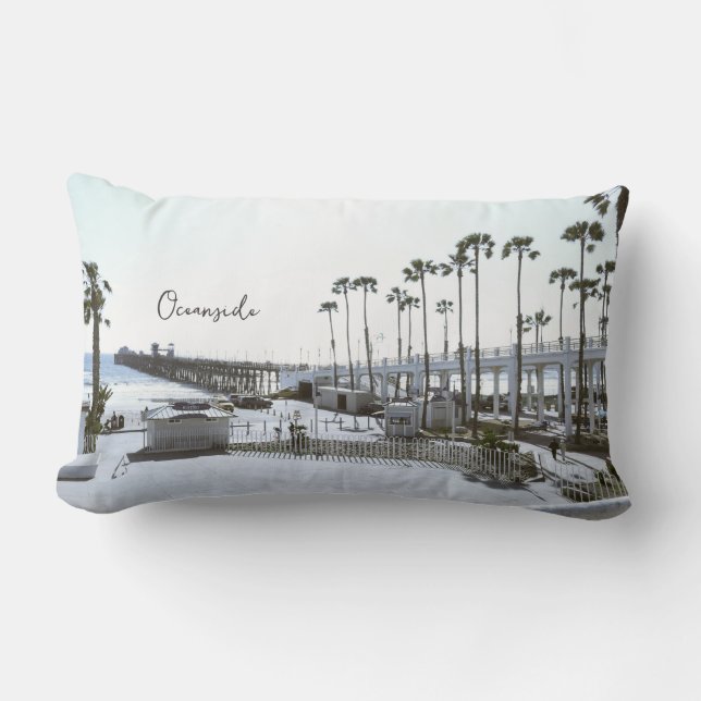 Coussin Rectangle Photo Oceanside Pier (Recto)