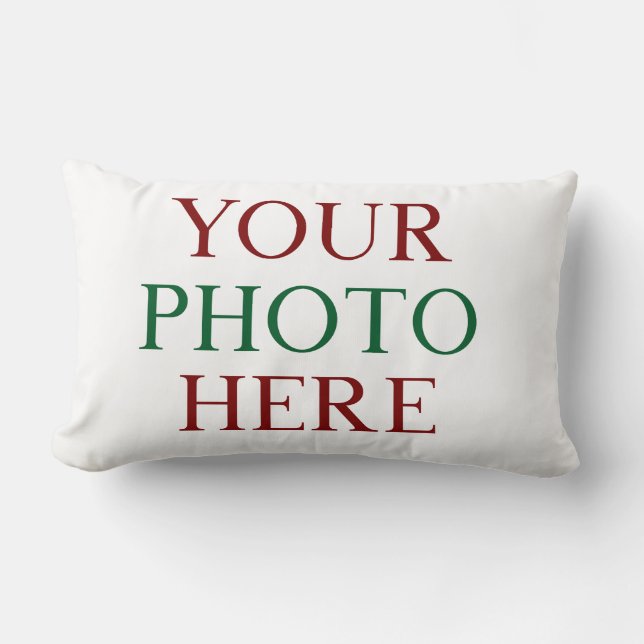 Coussin Rectangle Photo personnalisée customisée do-it-yourself doub (Recto)