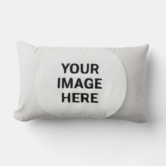 Coussin Rectangle Photo Upload Memory Keepsake Throw Pillow  (Recto)
