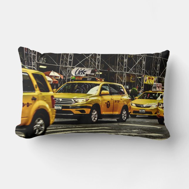 Coussin Rectangle Photo urbaine de rue de New York City (Recto)