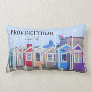 Coussin Rectangle Photographie de promenade de Provincetown Cape Cod