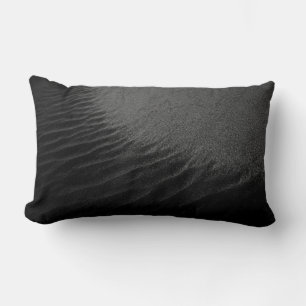 Coussin Rectangle Photographie en niveaux de gris du sable