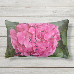 Coussin Rectangle Photographie florale rose Nature