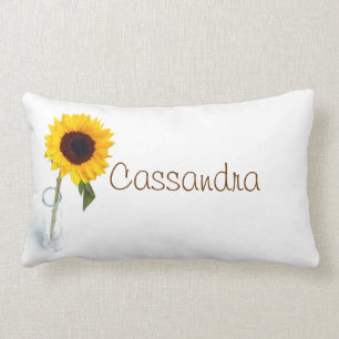 Coussin Rectangle Photographie lumineuse florale ensoleillée de