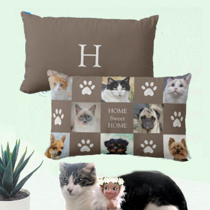 Coussin Rectangle Photos personnalisés de chats et chiens avec des p