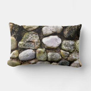 Coussin Rectangle Pierre de champ, roches, pierre en détresse