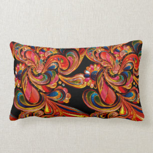 Coussin Rectangle Pierres gemmes Art Déco