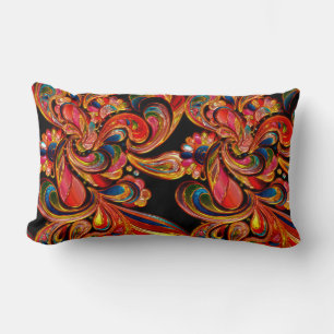 Coussin Rectangle Pierres précieuses Art Déco