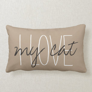 Coussin Rectangle PILLOW_ CHIC " J'AIME… mon chat "