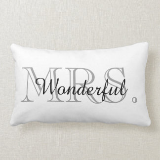 COUSSIN RECTANGLE PILLOW_ CHIC " MME WONDERFUL "