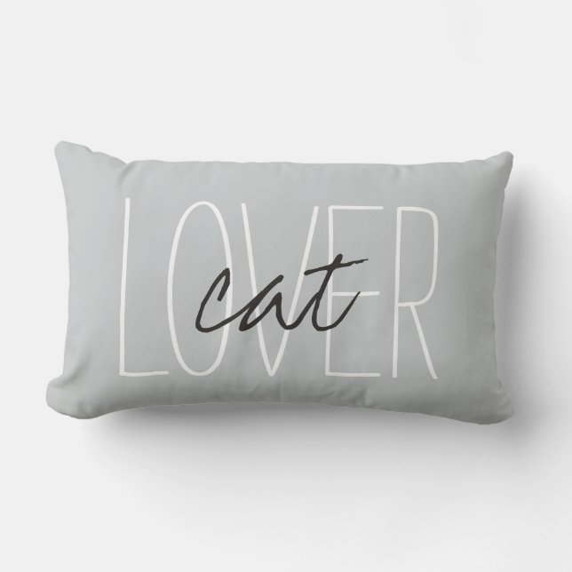 Coussin Rectangle PILLow_LOVER CHIC… "chat " (Recto)