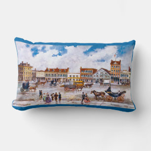 Coussin Rectangle Pilote à lancer Broadway NYC 1810