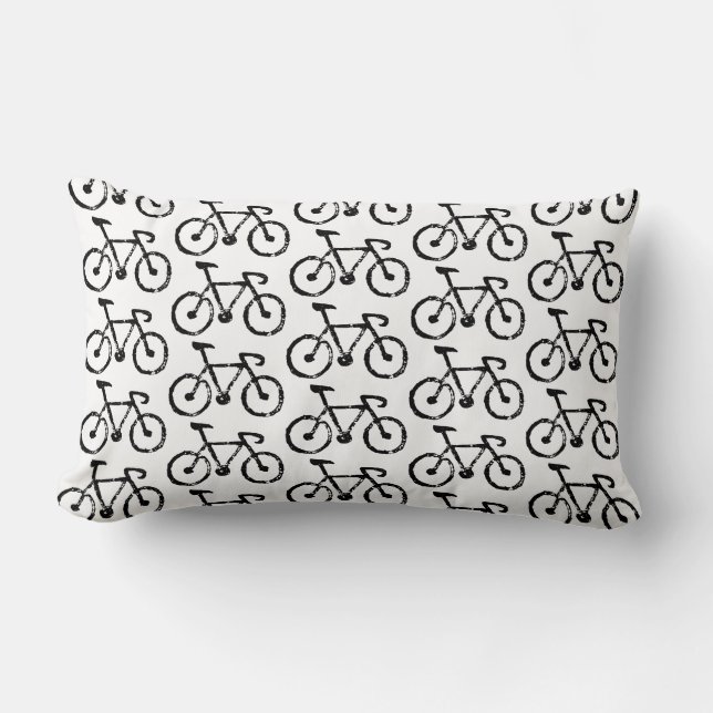 Coussin Rectangle Pilote de course à vélo à imprimer (Recto)