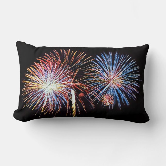 Coussin Rectangle Pilote de lancement Fireworks (Recto)