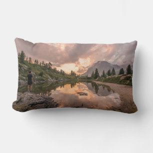 Coussin Rectangle Pilotes de lancer Mountain Pond