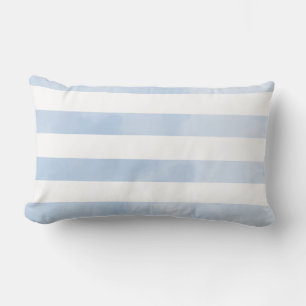 Coussin Rectangle PixDezines rayures/aquarelle numérique affecte