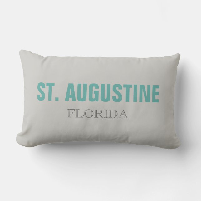 Coussin Rectangle Plage de Saint Augustine Floride Jeu d'oreiller (Recto)