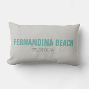 Coussin Rectangle Plage Fernandina Plage Floride Jeu d'oreiller