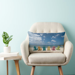 Coussin Rectangle Plages tropicales Palm Beach, Aruba