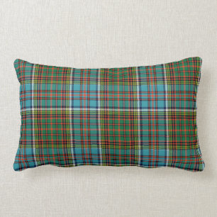 Coussin Rectangle Plaid de tartan coloré d'Anderson