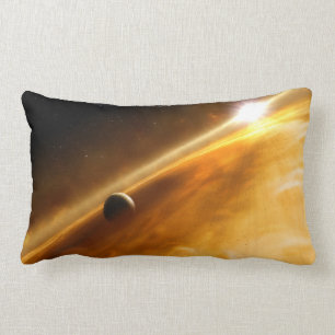Coussin Rectangle Planète Fomalhaut B satellisant une étoile